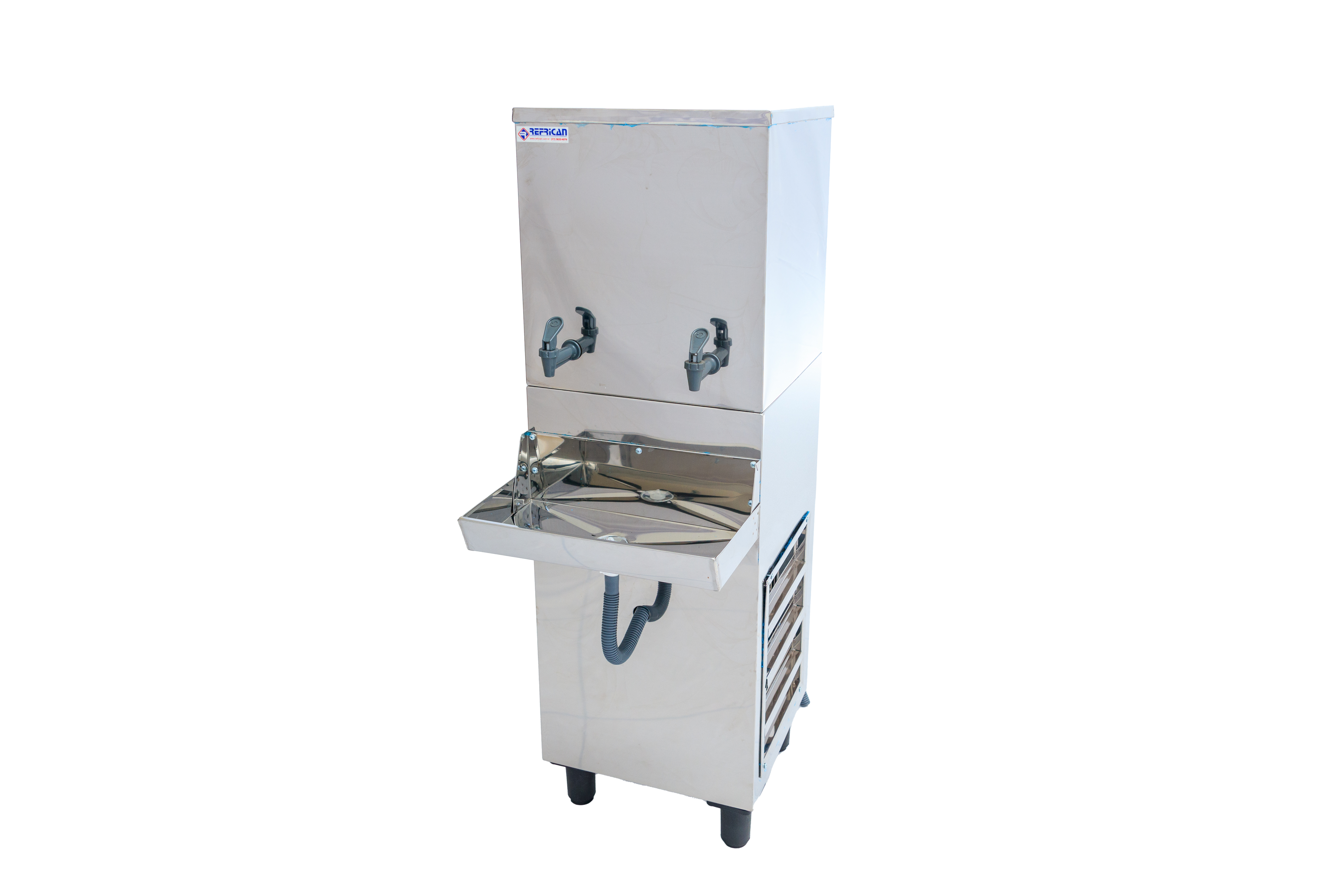 Bebedouro Industrial 30 Litros inox 304, capacidade 90 pessoas por hora, dimensoes 40 × 60 × 132 cm